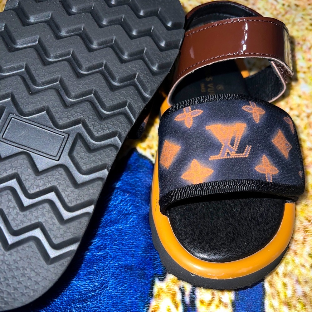 Brown Kids Sandal 12c